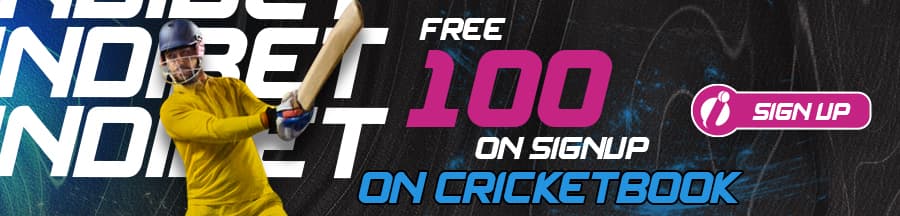 Cricket Welcome Bonus of Indibet